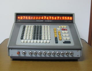 Sharp's early desktop calculator