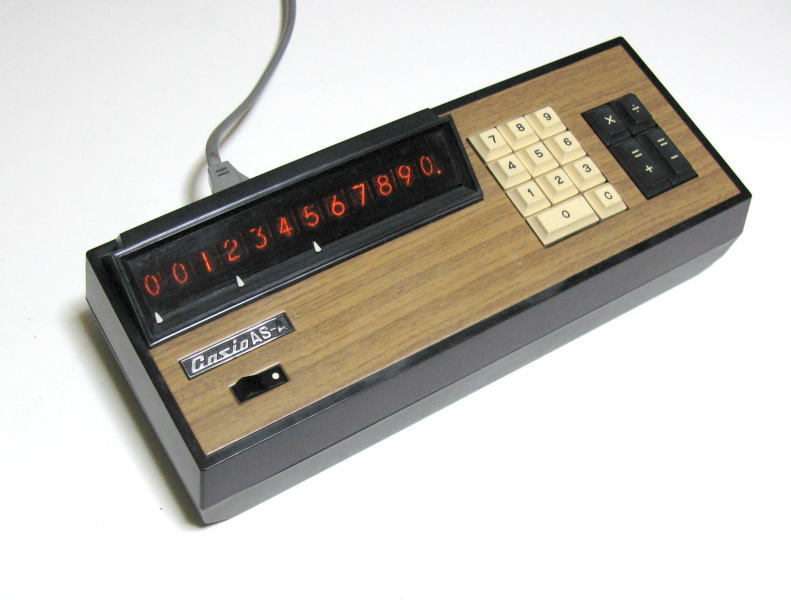 Pelmel licht tegel Casio desktop calculator