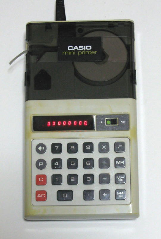 Casio LED type calculator