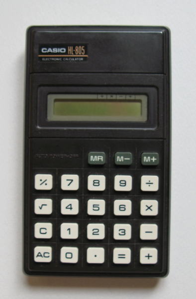 贅沢 0510374a【メ便】CASIO カシオ HL-809 電卓/計算機/昭和レトロ カシオ