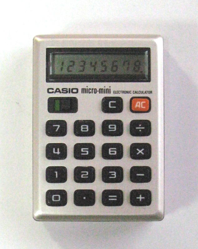 Casio LCD type calculator Casio LCD type calculator