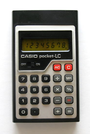 Casio LCD type calculator