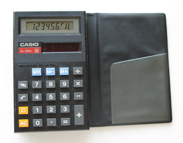 スーパーセール 50％（福袋 C002-04-05 SL-300H CASIO製手帳型太陽電池式電卓 鬱陶し カシオ