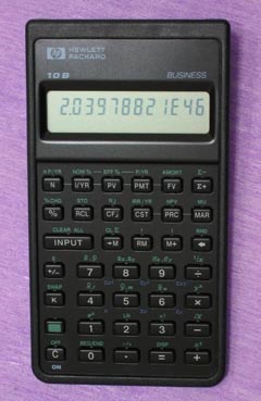 Hewlett-Packard calculator