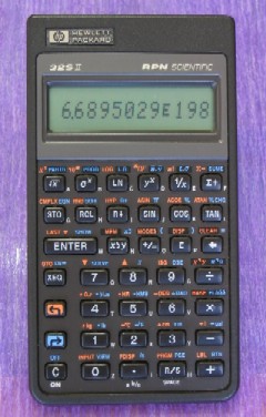 Hewlett-Packard calculator
