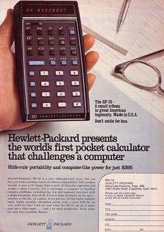Hewlett-Packard calculator