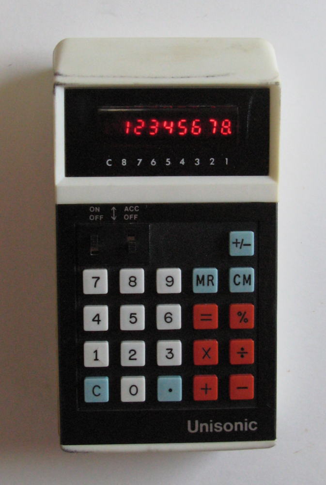 60'S 70'S ヴィンテージ 美品 LED 電卓  Unisonic 21 60'S 70'S ヴィンテージ 美品 LED 電卓 Unisonic 21