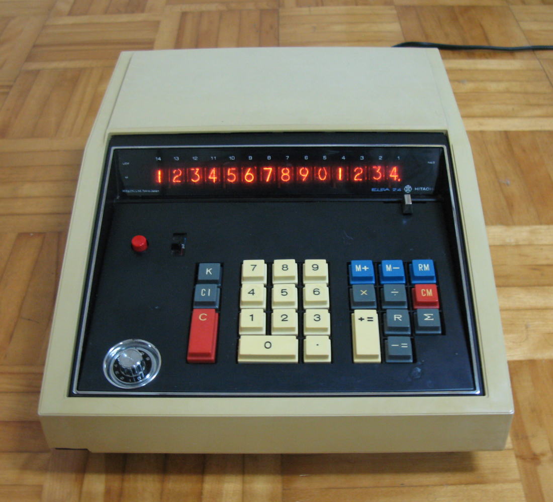 Hitachi desktop calculator