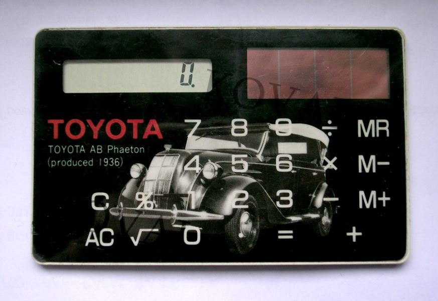 激レア！！TOYOTAの電卓！！ 激レア！！TOYOTAの電卓！！
