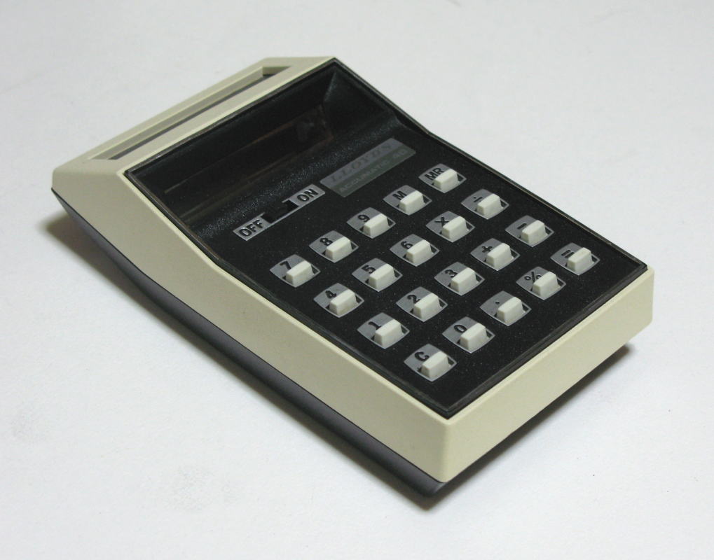 First LCD calculator